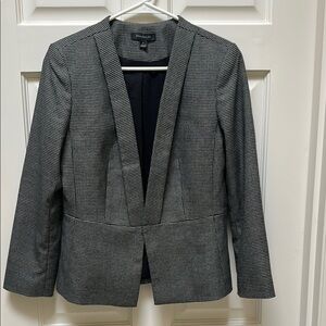 Ann Taylor Black and Gray Blazer